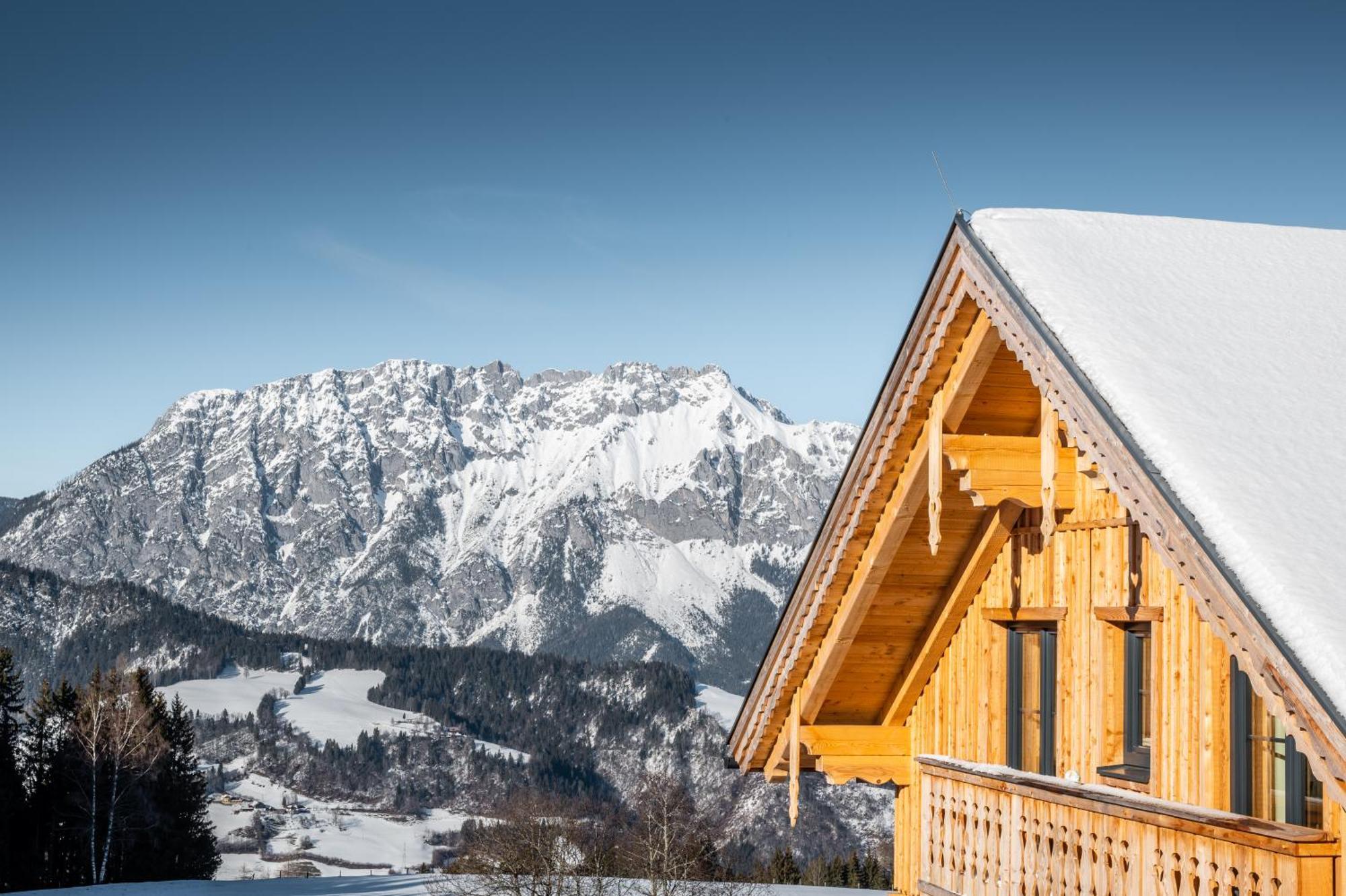 Poolchalet Dachsteinblick พรุกแกร์น ภายนอก รูปภาพ